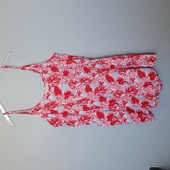 Forever 21 Girly NWT tropical floral romper 2X - Picture 1 of 6